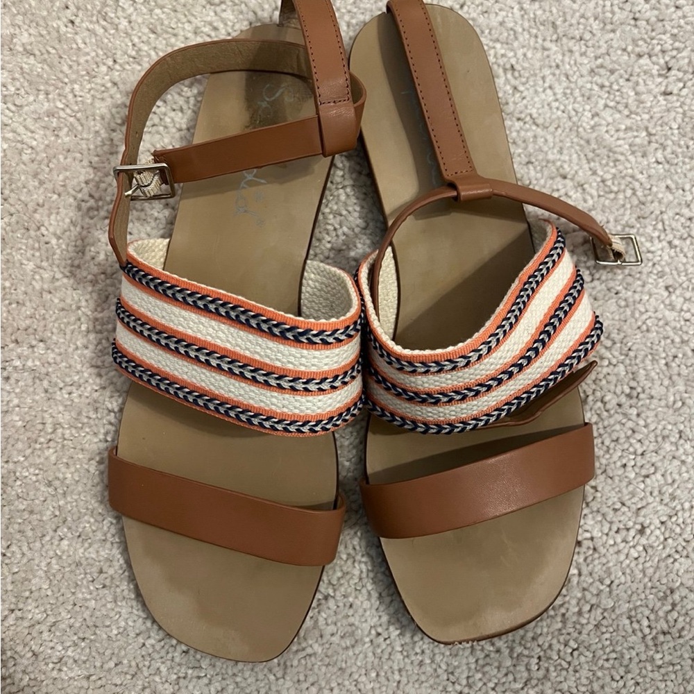 Splendid Brown and Multicolor Sandals